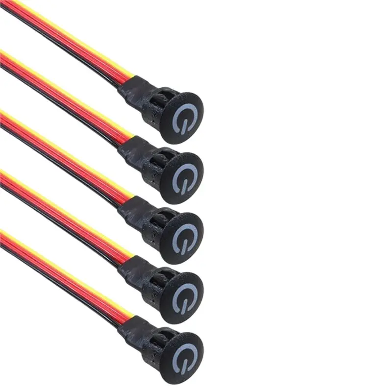 

Комплект из 5 умных сенсорных выключателей A92Z с регулировкой яркости для умного дома, работает с LED-лентами для шкафов и коридоров, напряжение DC3.7-24V