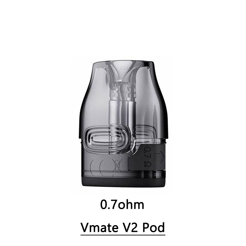 2 قطعة-20 قطعة خرطوشة Voopoo Vmate V2 3 مللي 0.7/1.2ohm & Vmate Pod Top ملء 0.4/0.7ohm لـ V.THRU Pro/Vmate Pro/Vmate Max/Vmate i2