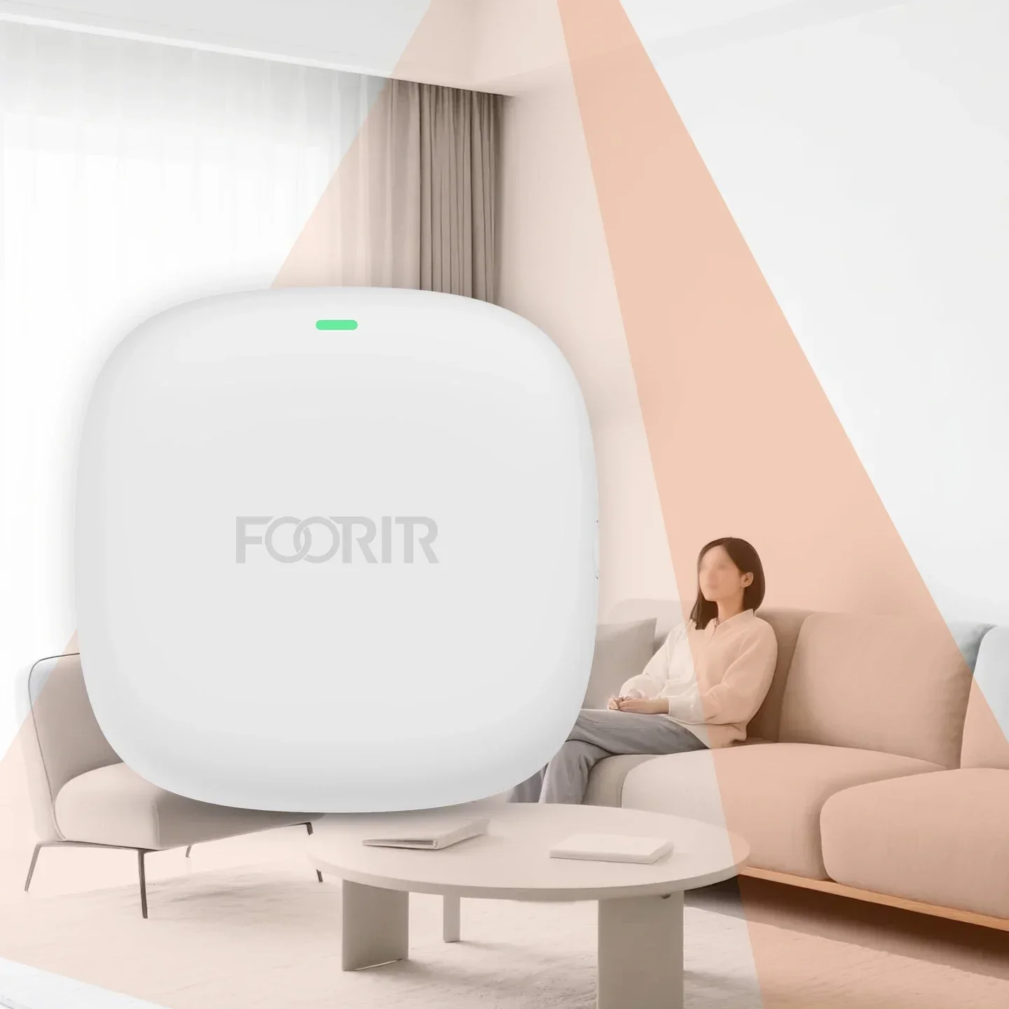 In stock Smart Mmwave Human Presence Sensor Wifi Radar Sitting and Micro-Movement Detection Area Detention Monitoring Alarm