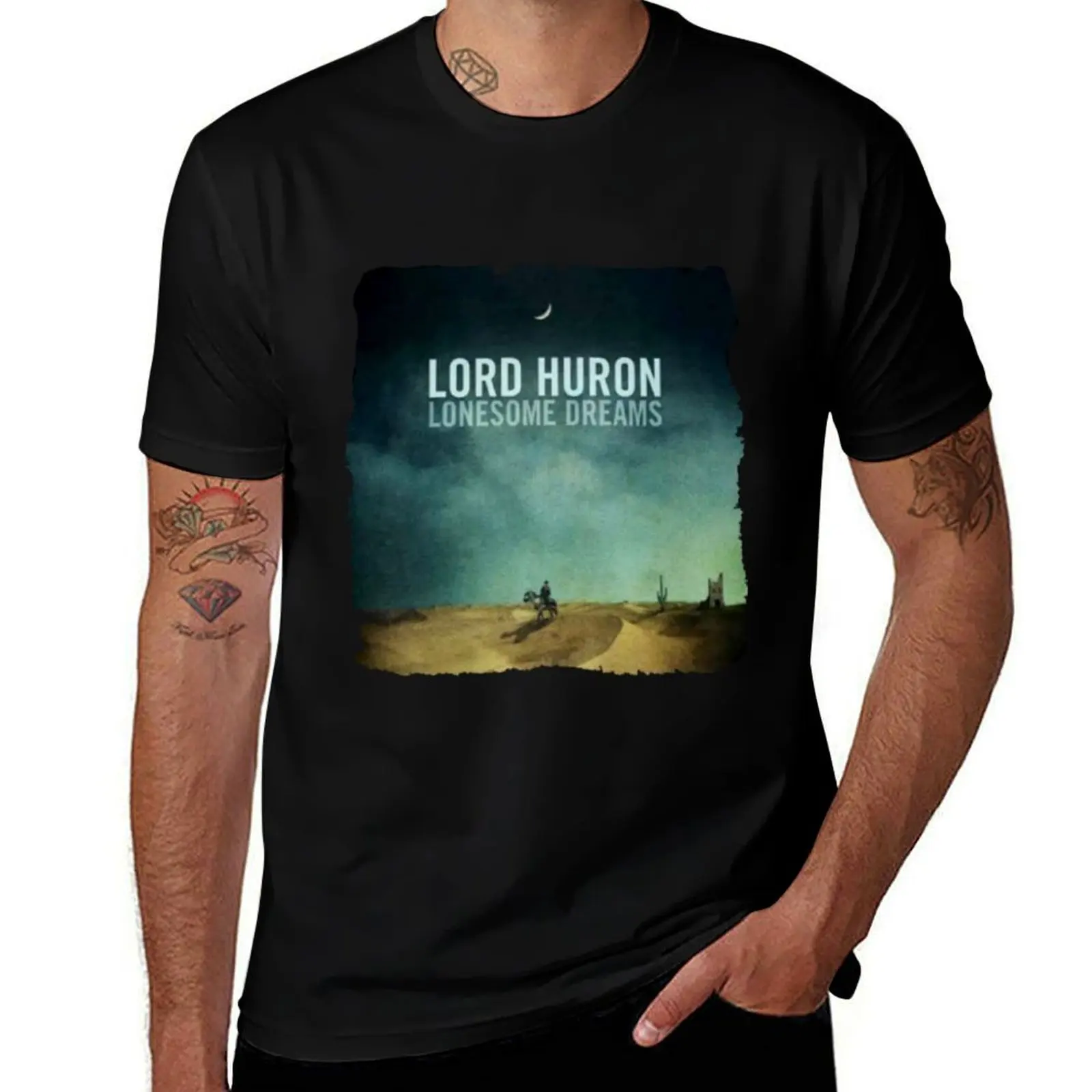 lord huron T-Shirt Casual Streetwear Short Sleeve Tee T-Shirt