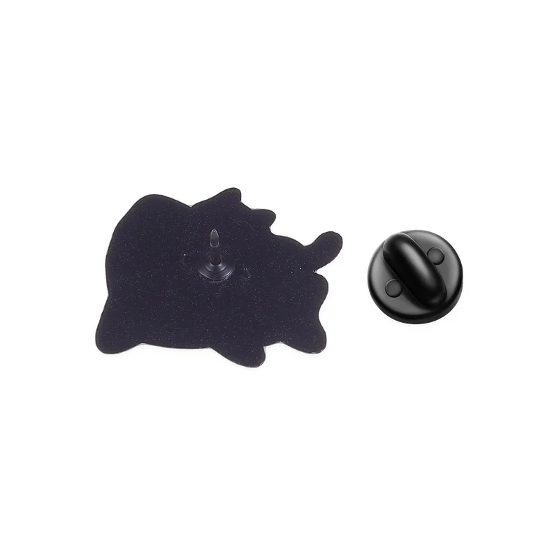 Kawaii Emaille-Anstecknadeln mit Haustier-Motiv, niedliche Cartoon-Hai- und Katzen-Broschen, modische Anstecknadeln für Rucksäcke, Kleidung, Schmuck, Geschenk für Freunde – Detail 2