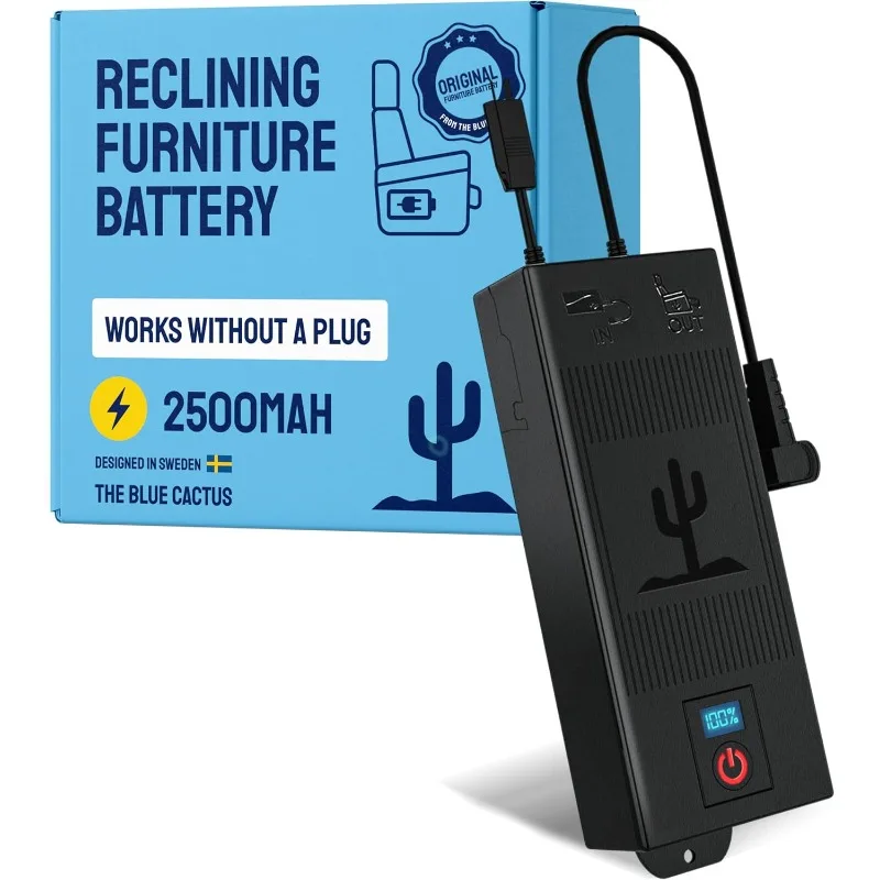 

Rechargeable Battery For Reclining Furniture 2500mAh Battery, 2-Pin Furniture Connector Charger Not Included Replacement Pack