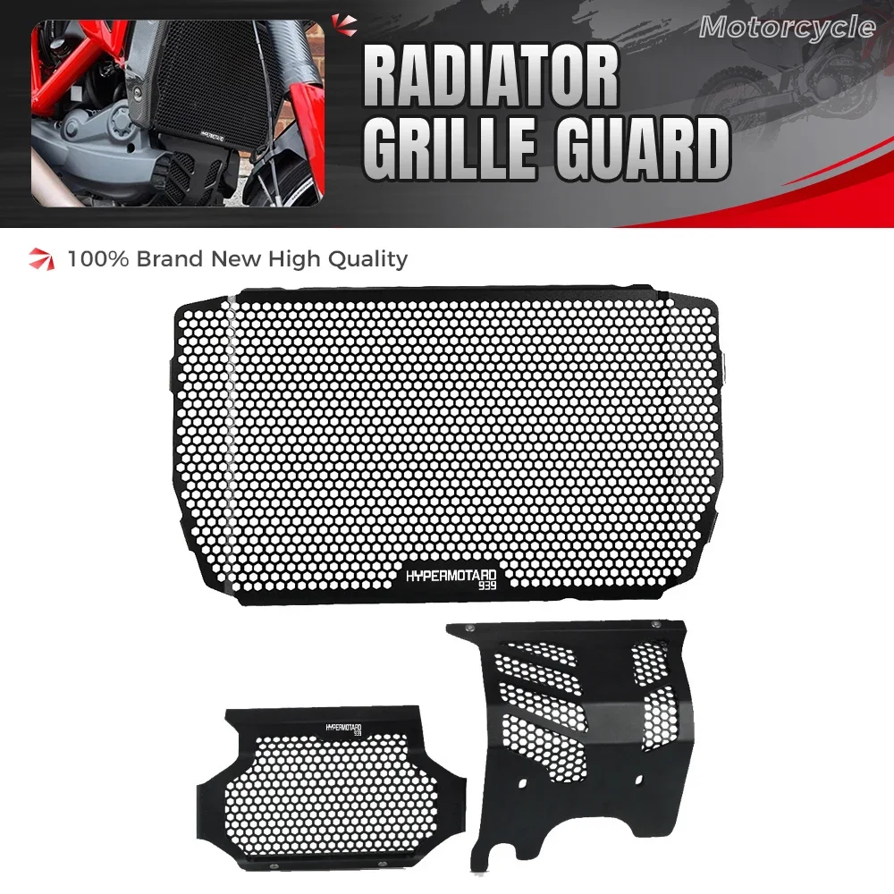 For Ducati Hypermotard 939 SP 2016-2018 Motorcycle Accessories Radiator Grille & Oil Cooler Guard Protector Cover Hyperstrada939