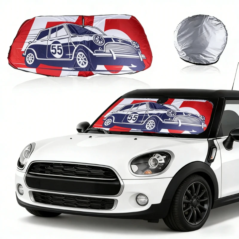 

Солнцезащитный экран для лобового стекла автомобиля, блокирующий УФ-излучение, для Mini Cooper One R50 R53 R56 R60 F55 F56 R58 R59