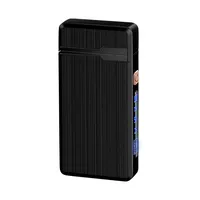 Upgraded Type-c Charging Smart Digital Display Lighter, Windproof Dual Arc Pulse Charging Electronic Lighter