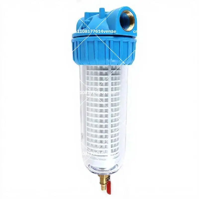 10-Inch Clear Backwash Pre-Filter for Sediment, High-Pressure Exhaust Filter for Livestock Farm Water Purification