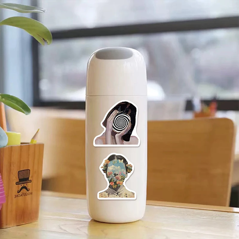 50PCS Creative Dream Core Aesthetic Stickers DIY Decoration Phone Case Notebook Water Cup Personalized Waterproof Decals Kid Toy