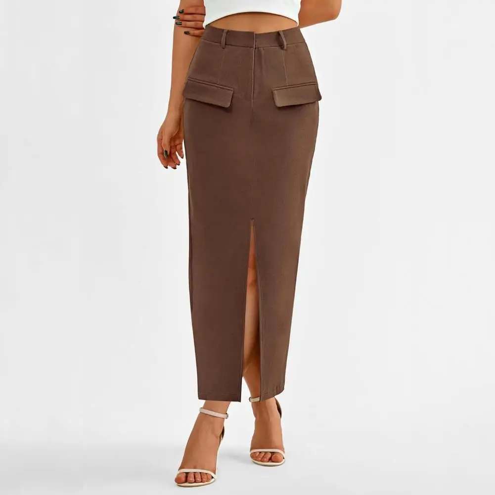 Suit Half-body Skirt Women's Large Size Autumn New Fashion Elegant Commuting Medium-length Package Hip Skirts Loose A-line Skirt