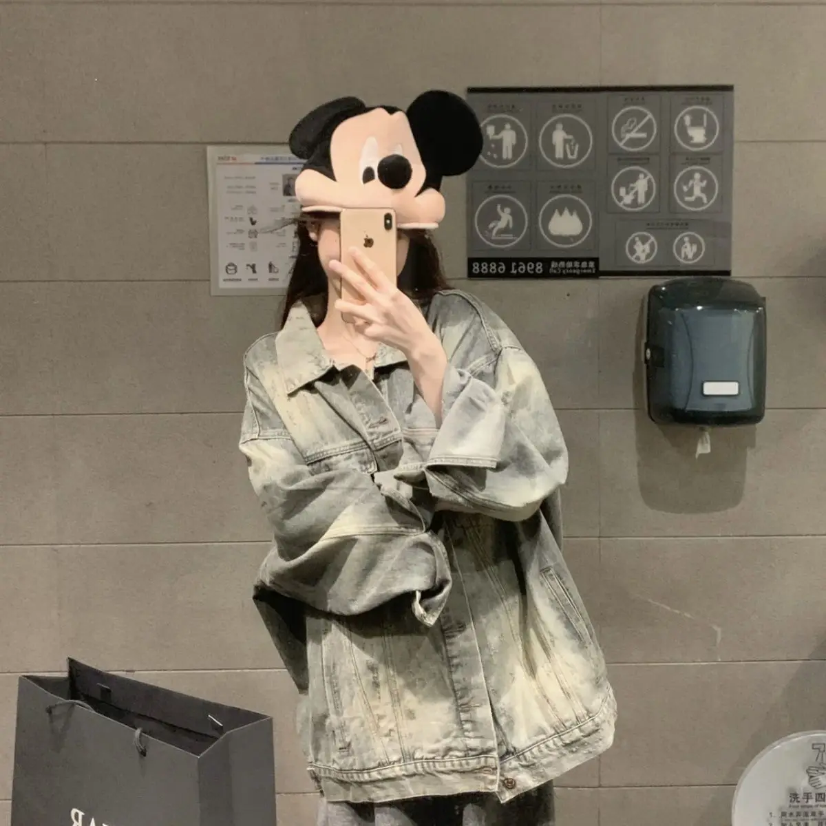 

Denim Coat Real Fur Womens Autumn Woolen Simple Cozy Buttoned Notched Patchwork Slim-Fit Appliques Leisure Temperament Jackets