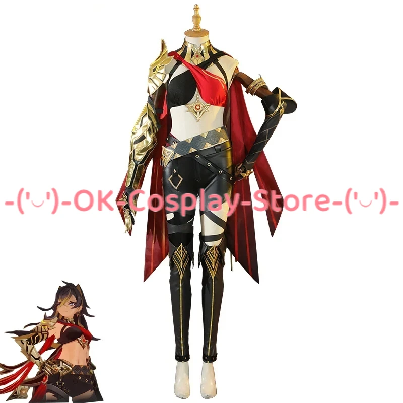 Game Genshin Impact Dehya Cosplay Costume Fancy Party Suit Halloween Carnival Uniforms Anime Clothing For Women Custom Made