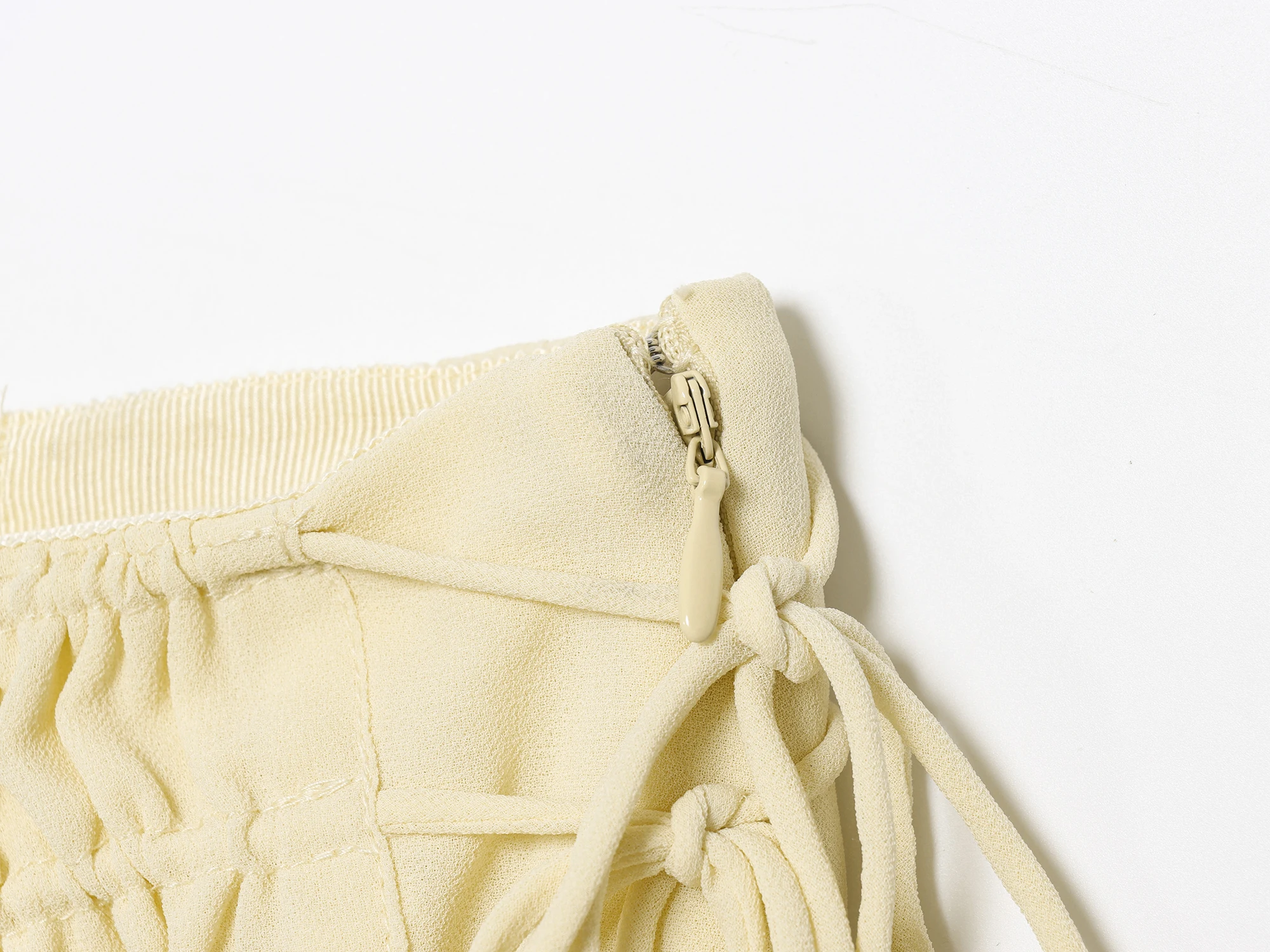 2022 zomer nieuwe producten dameskleding modieuze hoge taille Franse losse golvende chiffon lange rok