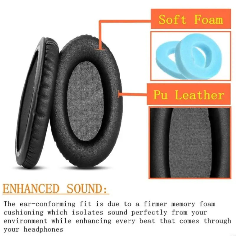 400A Replacement Earmuffs for Microsoft Headset Earpads Sponge Cushion