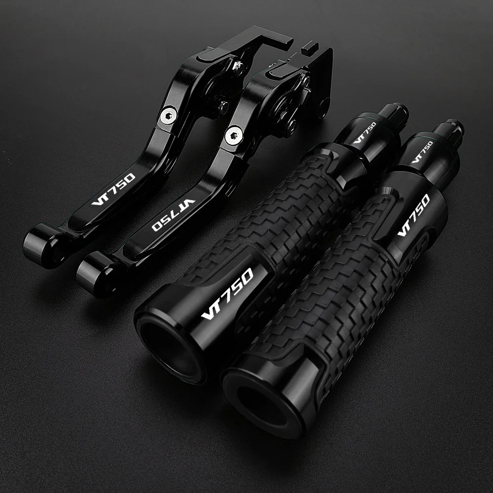 CNC FOR HONDA VT 750 VT750 AERO SPIRIT CDACE CDCD2ACE S RS CACE PHANTOM SHADOW Brake Clutch Levers Handle Handlebar Grip Ends 2