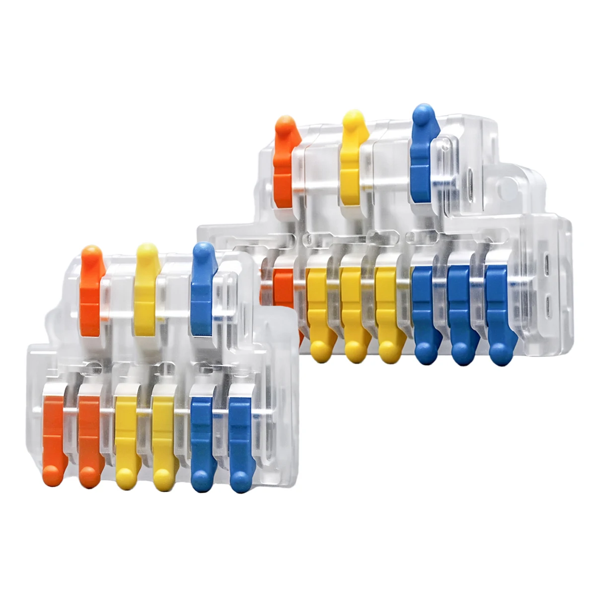 TOMZN Official Lever Wire Connectors 3IN 6OUT/9OUT Tool-Free Reusable 32A 250V flame retardant material Reusable Colourful