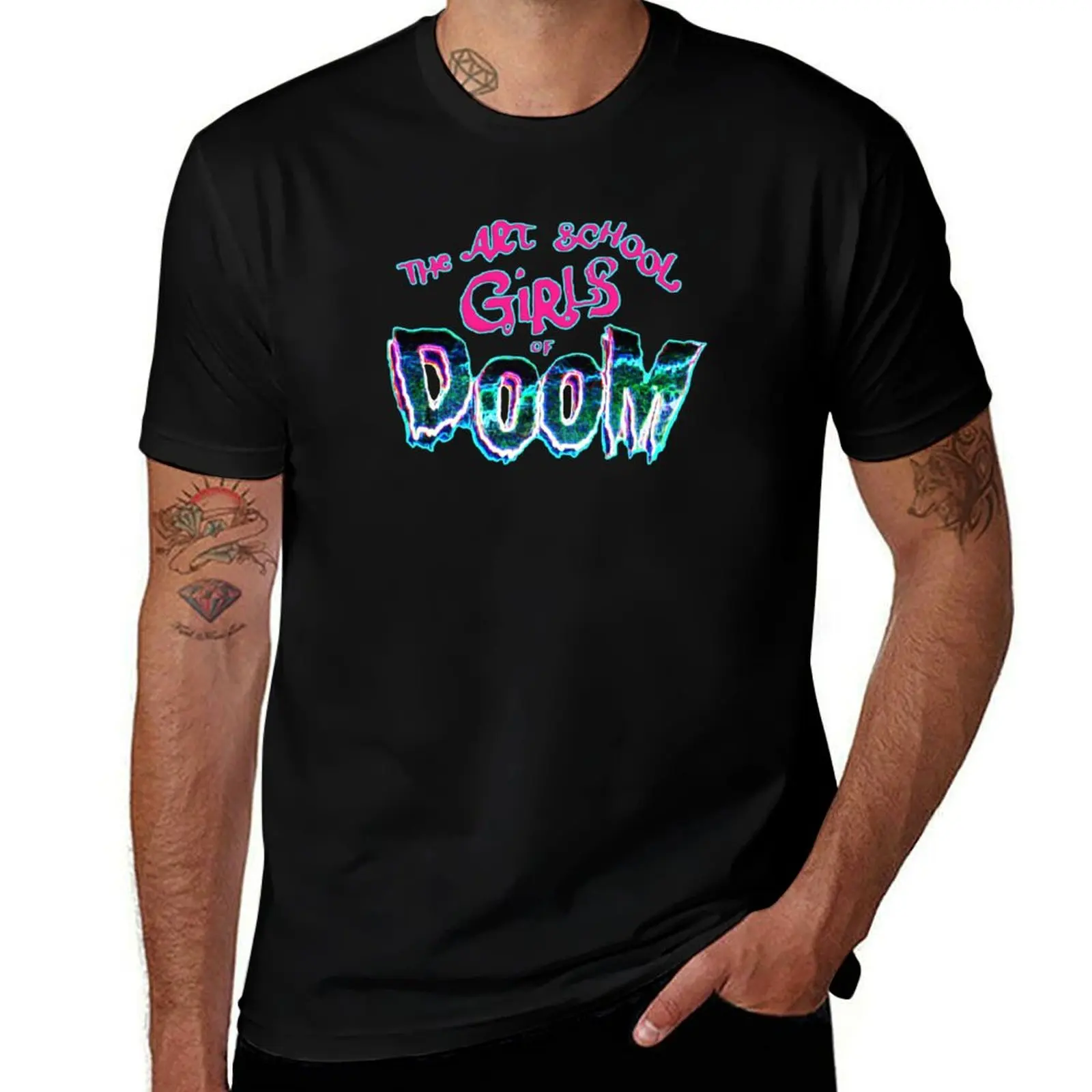 

The Art School Girls of Doom T-Shirt Man t-shirt Funny t-shirt summer top mens graphic t-shirts big and tall