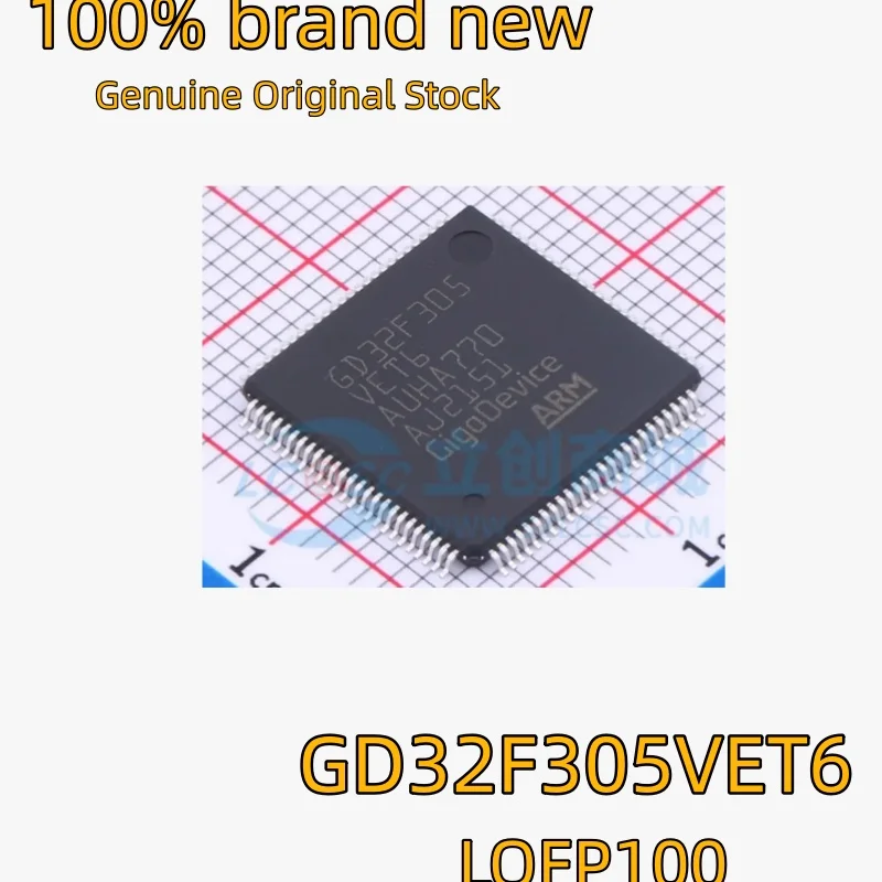 (10/50 pieces) GD32F305VET6 LQFP100 32-bit General-Purpose MCU 100% Genuine Brand New In-Stock Chipset