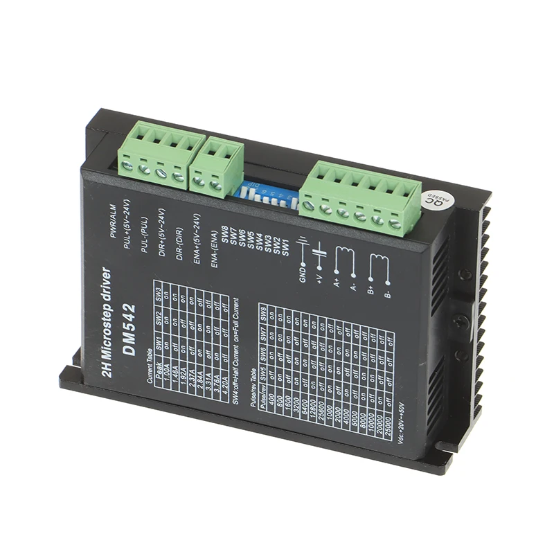 جديد DM542 وحدة تحكم المحرك السائر 2-phase محرك متدرج رقمي سائق