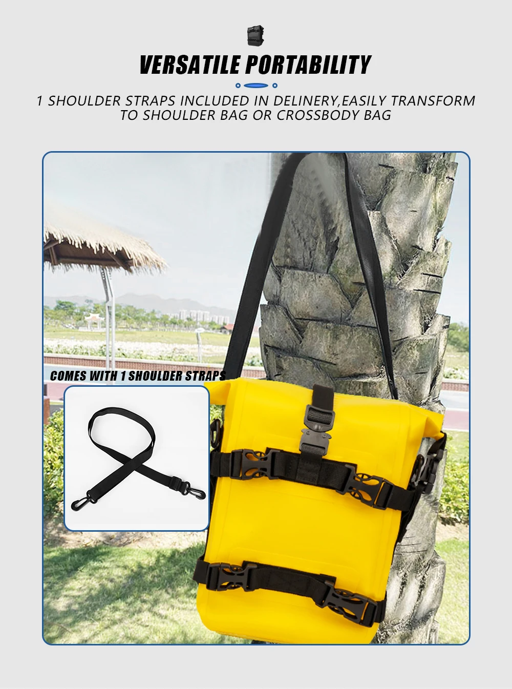 Motorcycle Bumpers Bag Waterproof Motorcycle Side Frame Bag Outdoor Bag Crash Bar Bag Universal Riding Tools Storage image 6