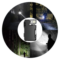 Portable Flat Pocket Flashlight Magnetic Keychain Flashlight Small Flashlight for Outdoor Home Emergencies