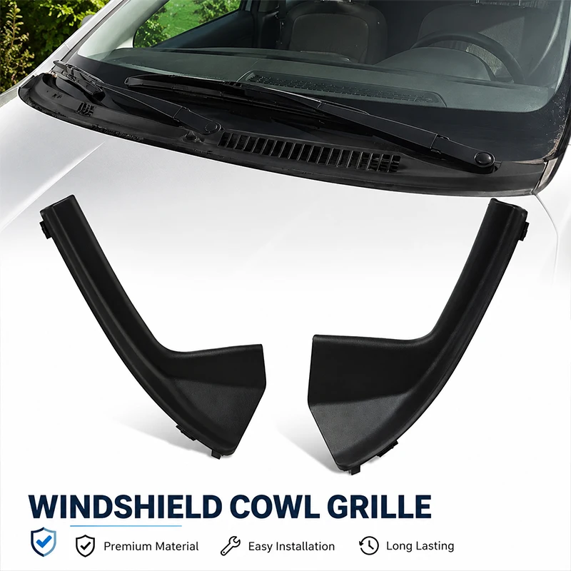 Auto Windshield Cowl Grille Replacement Part for Nissan Versa Tiida Sedan Hatchback 2007 - 2012