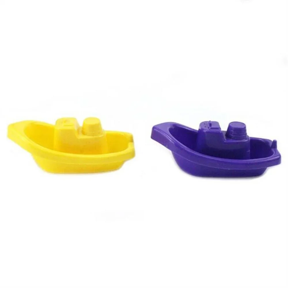 4pcs Floating Ship bagno bambini barche giocattoli da bagno vasca da bagno nuoto acqua gioca divertenti giocattoli educativi per barche per bambini Baby Shower