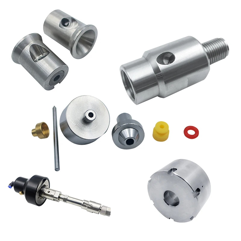 

Hot Sale FLow Style Waterjet Cutting Head Component Spare Parts Water Jet Nozzle Body Metal Cutting Machinery