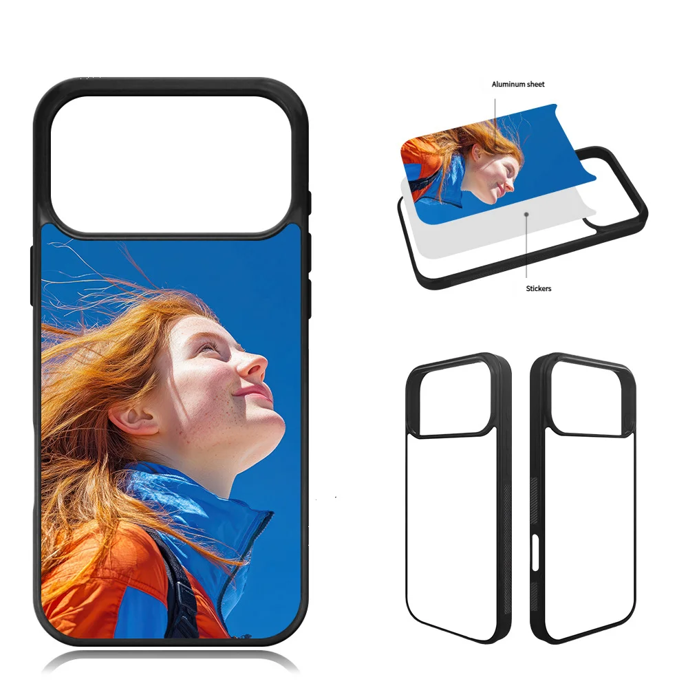 100 pcs Casing HP Sublimasi Kosong Grosir, Kompatibel dengan iPhone 17 Pro, Casing Karet Lembut 16 15 14 promax