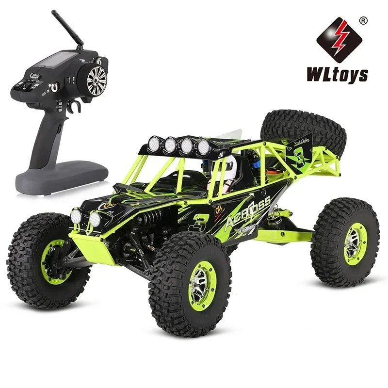 Children's Toy Hot WLtoys 10428 RC Car 45CM 2.4G 1:10 Scale Double Speed Remote Radio Control Electric Wild Track Warrior