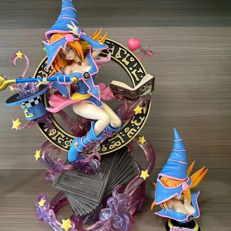 

Yu-Gi-Oh! Dark Magician Girl Mana Action Figures Desktop Ornament Anime Half Body Model Kit Trendy Toys Boy Collectiable Gift