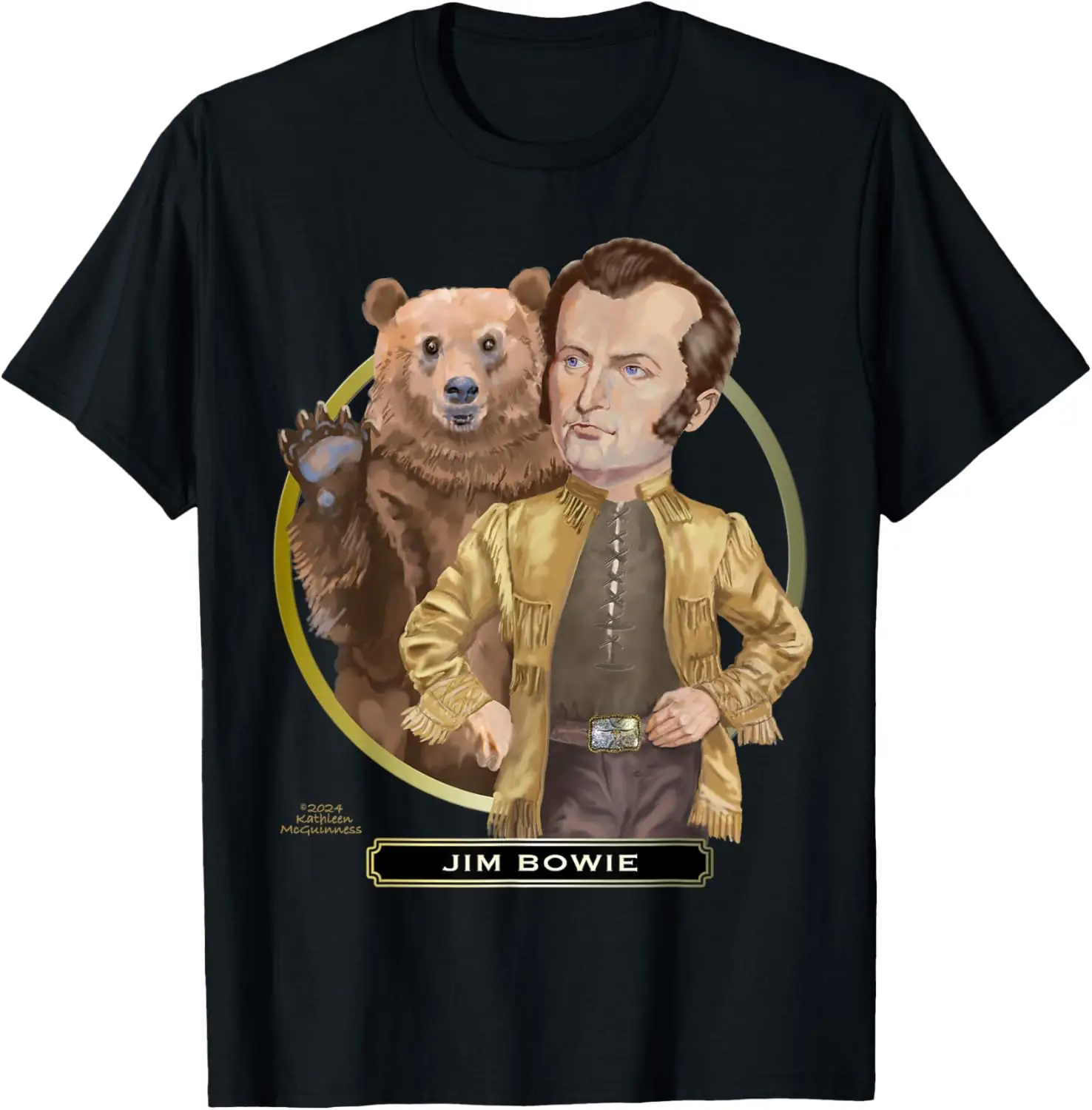 

Jim Bowie, pioneer and Texas Revolution soldier T-Shirt