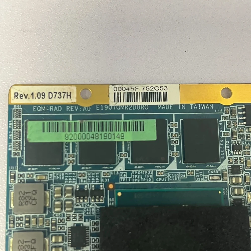 

EQM-RAD REV:A0 E1907QMR2DORO Industrial control motherboard