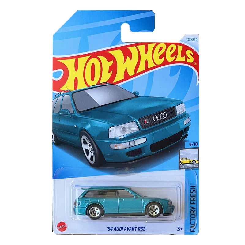 Hot Wheels-Diecast veículo modelo brinquedos para meninos, 1:64, Audi Avant RS2, coleção do presente de aniversário, Fresh \'94, C4982, original