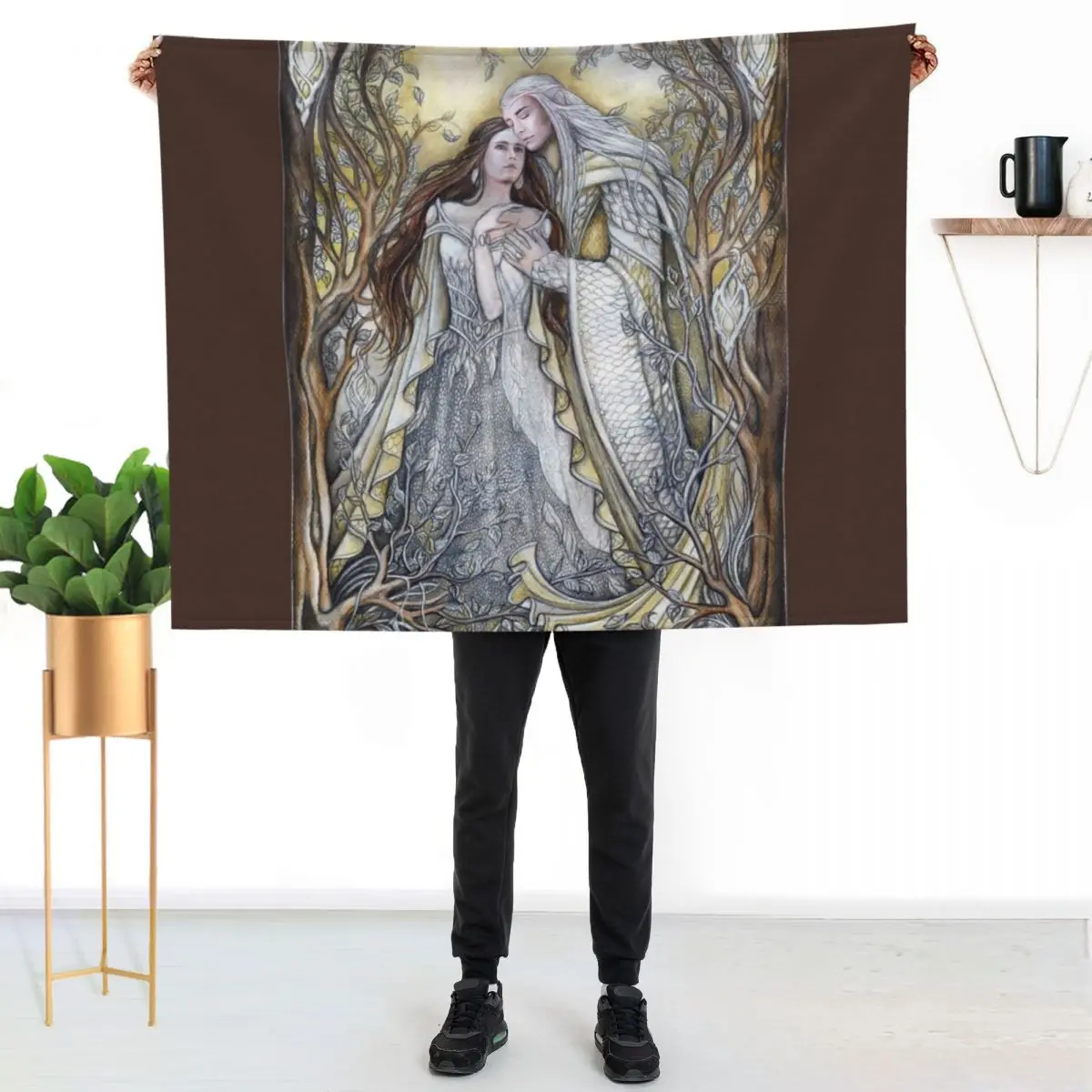 Secret Love Throw Blanket Luxury Thicken sofa bed Bed covers Decoratives blankets ands Blankets
