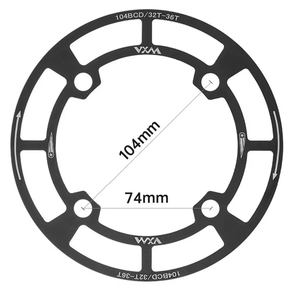 104mm Crankset Guard Practical Anti-oxidation Bicycle Crankset Protector Narrow Wide Bicycle Crankset Protector for MTB