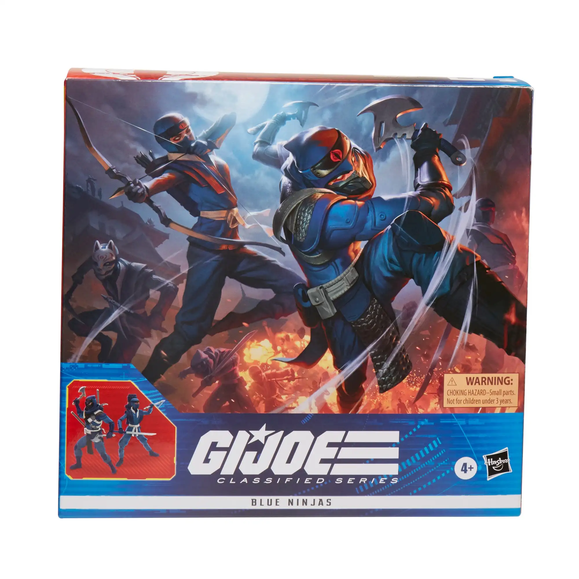 

Hasbro G.I. JOE Classified Series Blue Ninjas Action Figure with Accessorie 6-Inch 2-Pack Toy Gift