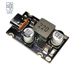 65W 8~30V DC to USB Type C PD 3.1 QC3 Fast Charge Step-Down Power Module Mobile Phone Quick Charge Adapter for Arduino