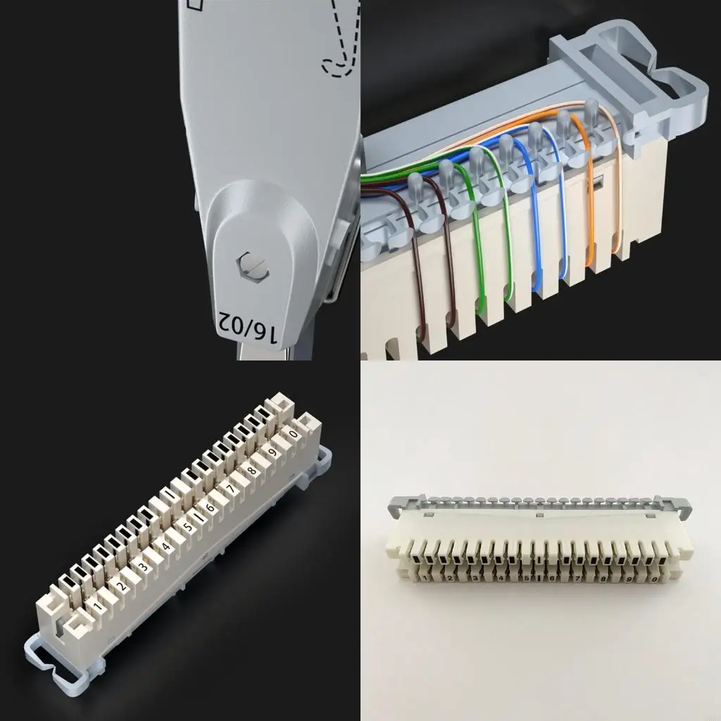 

896F krone Article 10 Pairs of Line Row Kelon Voice Module Distribution Frame for 19"