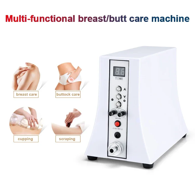 Vacuum suction therapy for buttocks and breast / 35 cups butt lifting vacuum machine