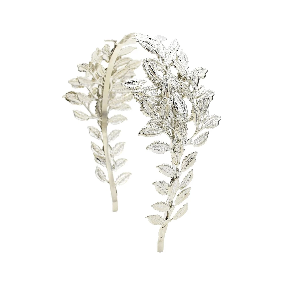 

Navy Leaf Hair Hoop Pearl Headb Veil Bride B Mori Accessory Comfortable Long Lasting Design Breathable Alloy Headdress Party