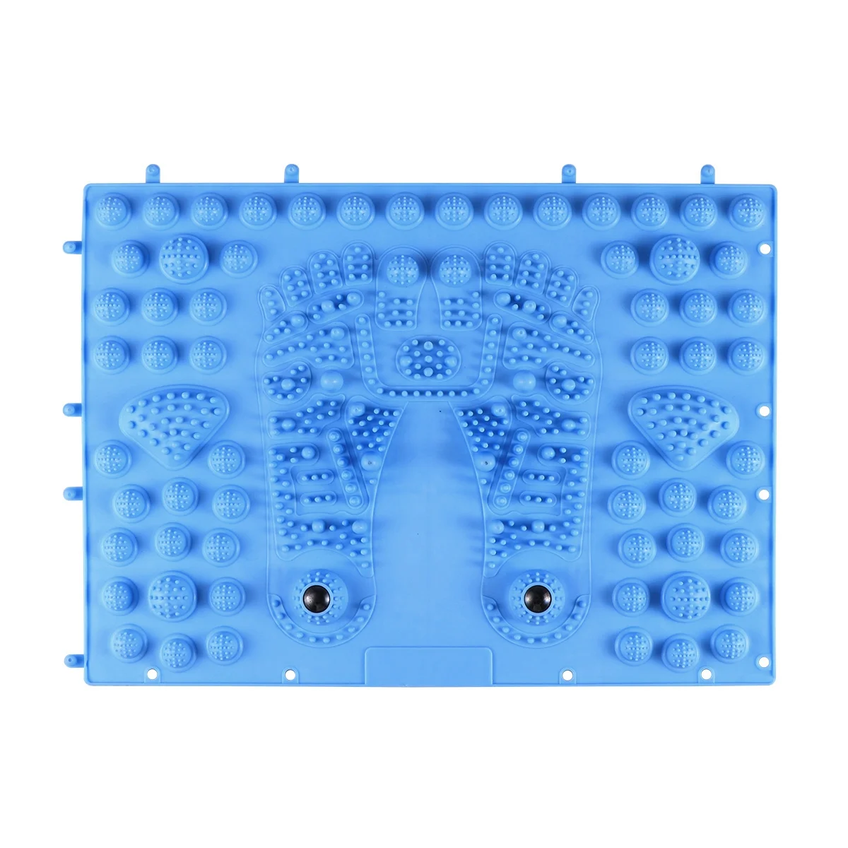 

Большой толстый массажный коврик для рефлексотерапии стоп, синий – антиусталостный акупрессурный массажный коврик для дома и офиса, снимает стресс и боль