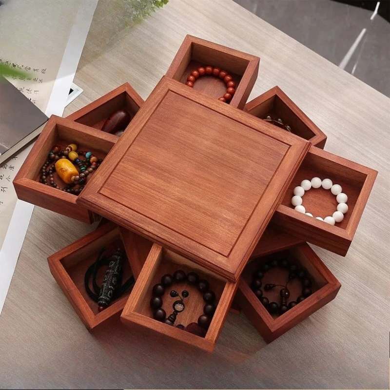 

bracelet storage box, rosewood rotating mechanism box, dried fruit box.