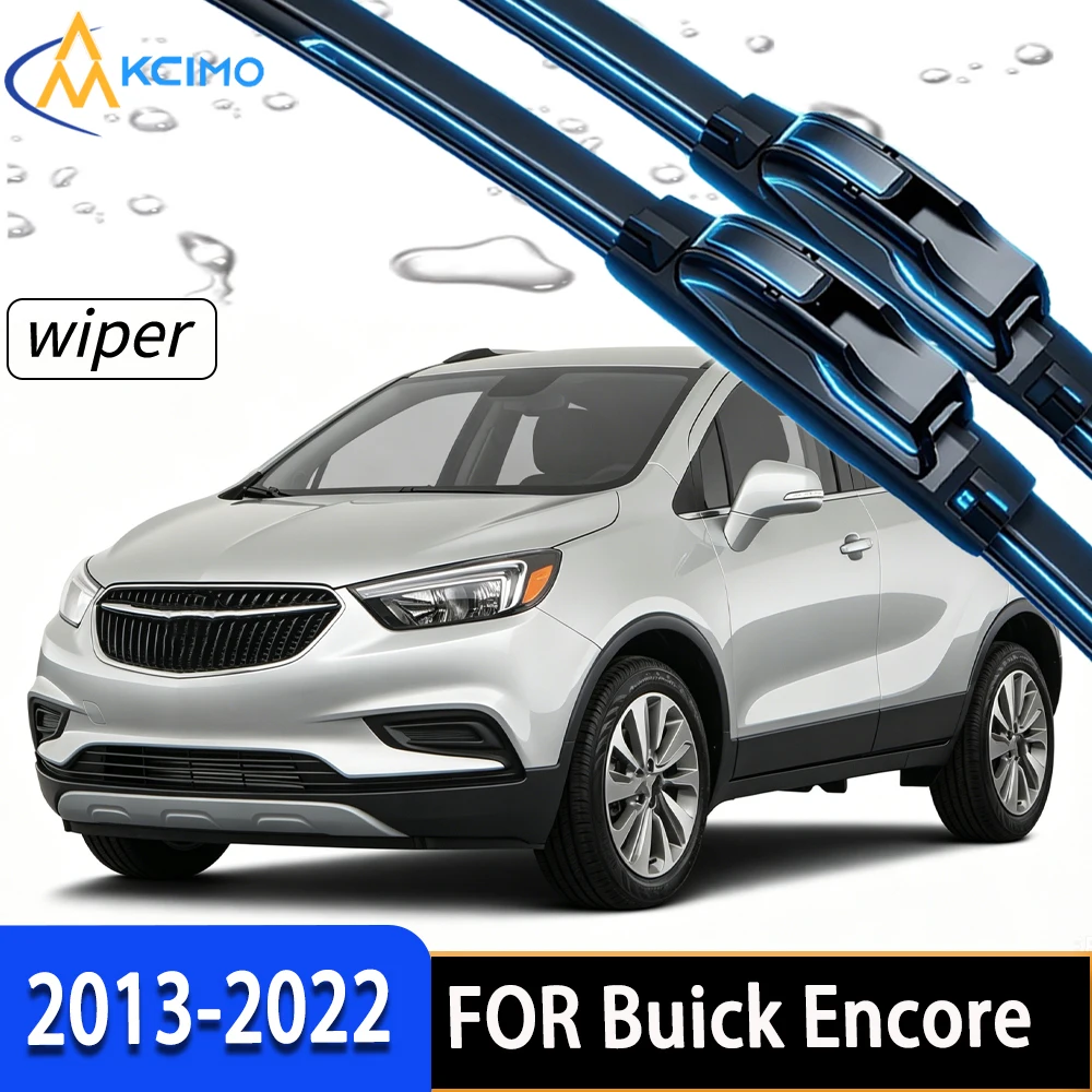 

High Performance Front Windscreen Wipers with Durable High-Density Rubber, Custom Fit for Buick Encore 2013-2022