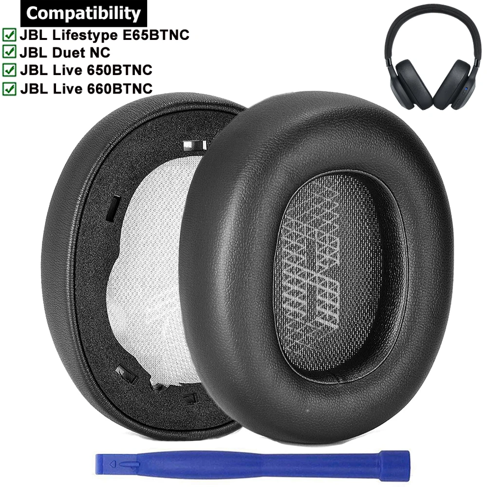 

Сменные амбушюры, амбушюры для JBL Lifestyle E65BTNC Live 650BTNC Tune 660BTNC Duet NC, шумоподавляющие наушники