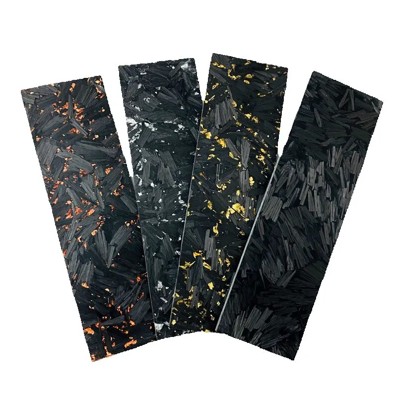

2Pc,35x40x1mm Resin Crushed Carbon Fiber Handle, Composite Shank Patch