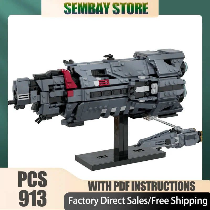 

Spacecraft Moc Building Bricks Modular Autumn-class Heavy Cruiser Model Technology Blocks Christmas DIY Toy Construction Gifts