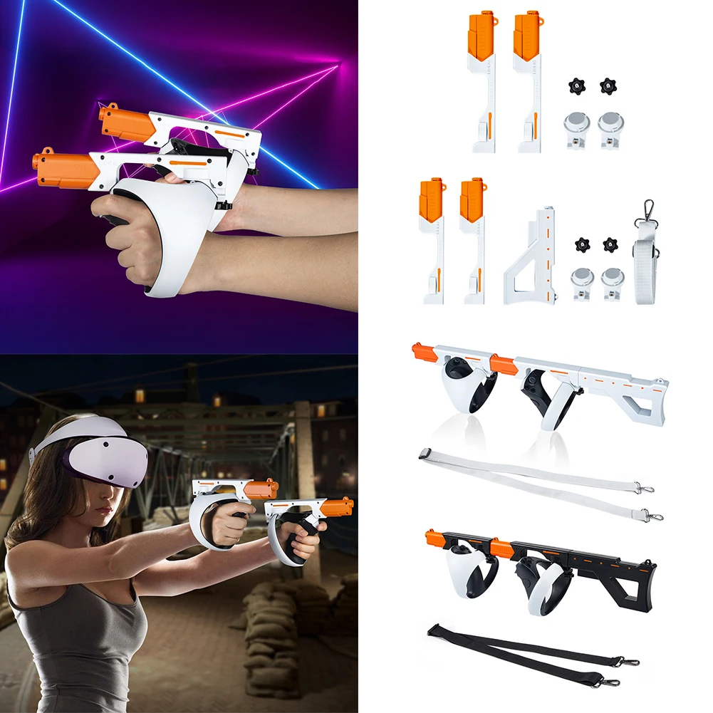 

Magnetic VR Controllers Holding Game Accessories Quick Release Gun Stock VR Shooting Gun Controller for PSVR2