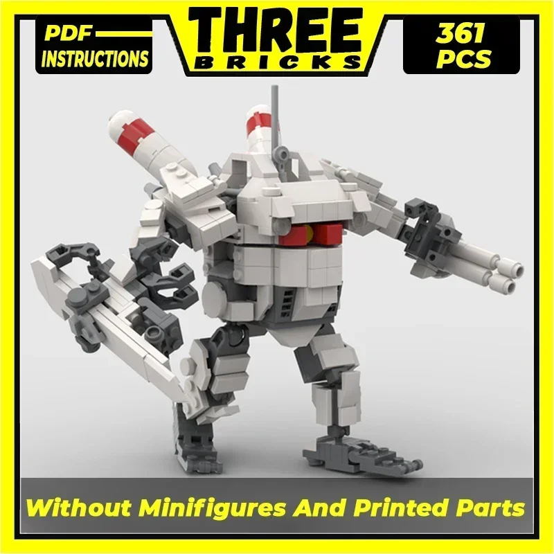 

Animal Military Robot Model Moc Building Bricks Big Bunny Robot Technology Modular Blocks Gifts Christmas Toys DIY Sets Assembly