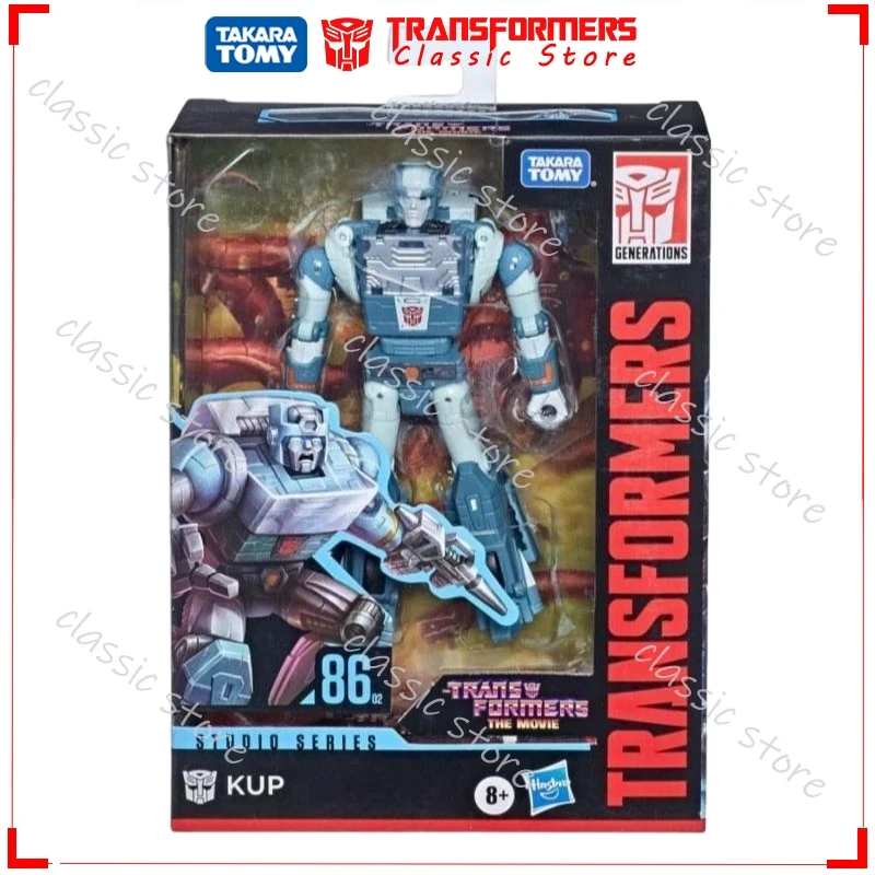 In magazzino trasformatori classici giocattoli serie Studio classe Deluxe 12CM SS-86-02 Kup Cybertron Autobots Action Figures da collezione