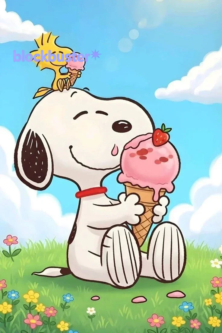 Kit de pintura con diamantes 5D, diseño de Snoopy, un personaje de dibujos animados adorable, ideal para manualidades y decora