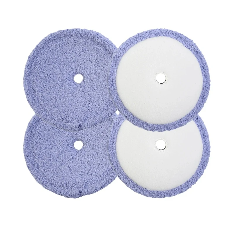 4 Piece Washable Microfiber Mop Pads Replacement Parts Vacuum Cleaner Parts For EVERYBOT Edge RS700 RS500 Robot Accessories